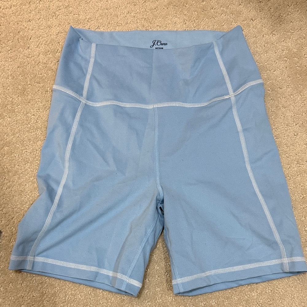 J. Crew Women's Light Blue Bike Shorts